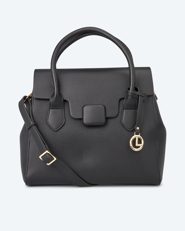 Kurzgrifftasche mit Überschlag