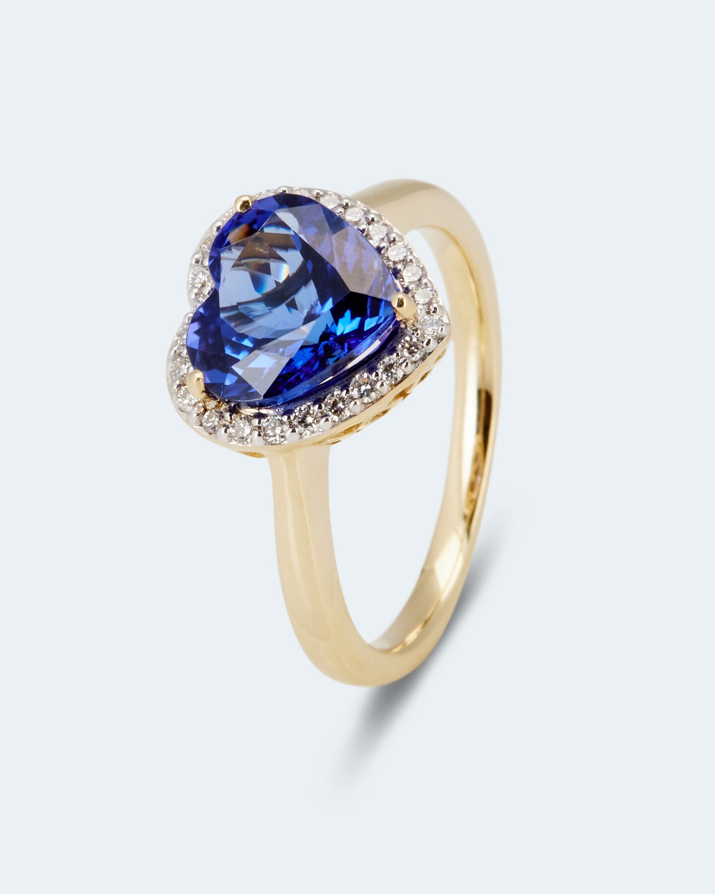 Produktabbildung für Ring mit Tansanit AAAA & Brillanten