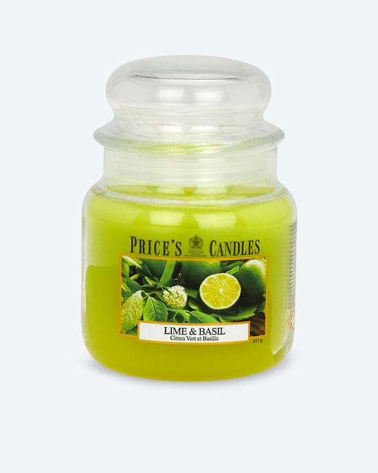 Produktabbildung für Duftkerze Größe M Lime and Basil