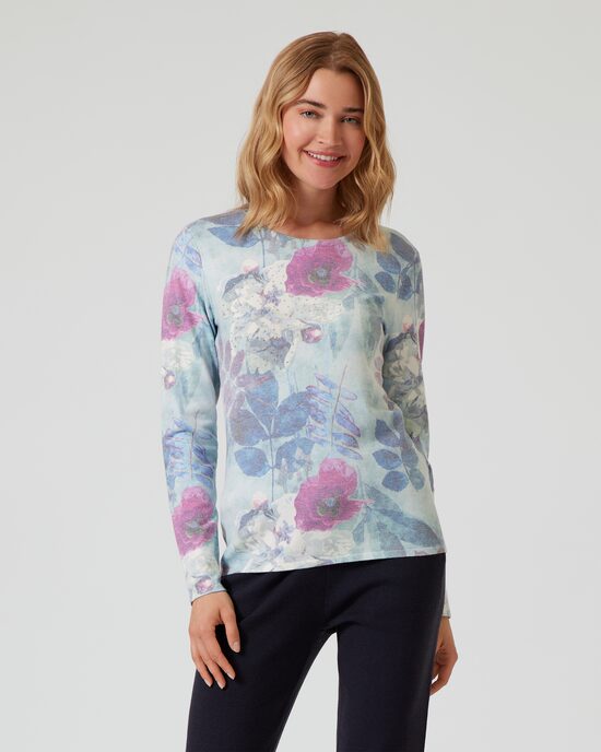 Produktabbildung für Soft Pullover "Blumenparadies"