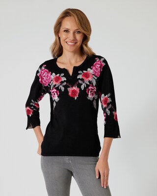 Pullover "Blumengirlande"