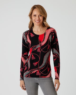 Classic Pullover "Hahnentritt-Kette"