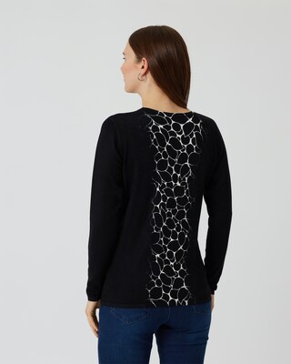Pullover mit Leo-Druck