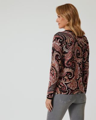 Classic Pullover "herbstliches Paisley"