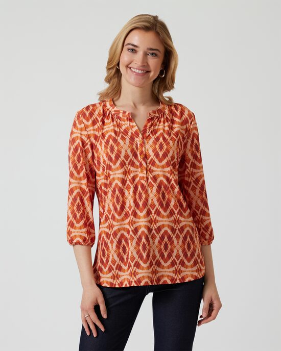 Produktabbildung für Shirt-Bluse mit Batikdruck