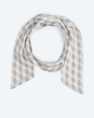 Bandeau im Würfel-Print