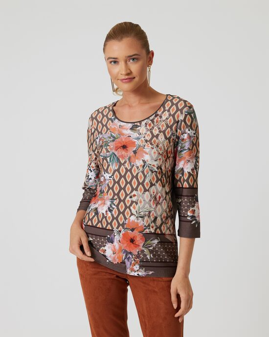 Produktabbildung für Shirt mit platziertem Print