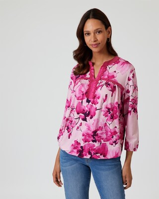 Shirt mit Blumendruck