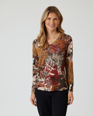 Shirt im Blüten-Print
