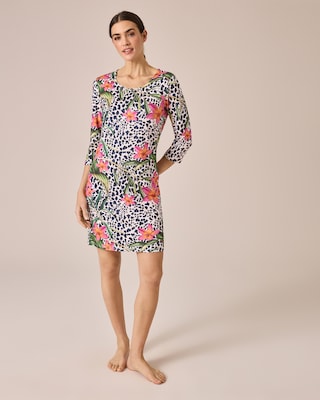 Produktabbildung 1 für Bigshirt "Flower Leopard"