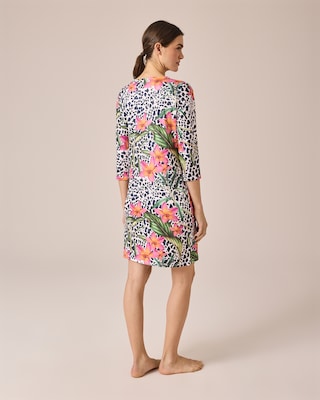 Produktabbildung 3 für Bigshirt "Flower Leopard"