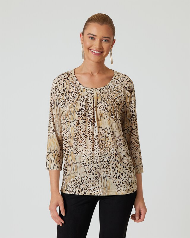 Shirt mit Animaldruck