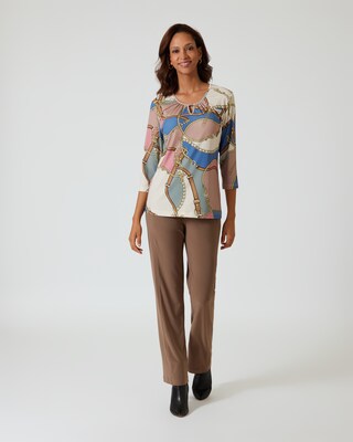 Shirt mit Ketten-Druckmix