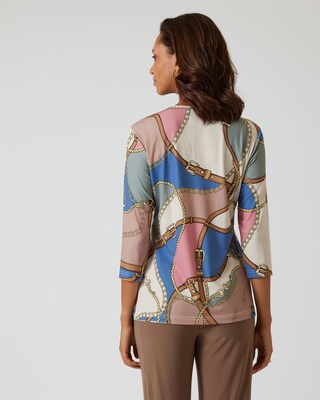 Shirt mit Ketten-Druckmix