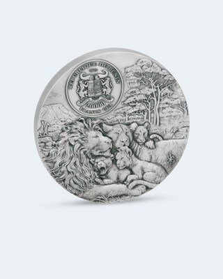 2-Kilo-Silbermünze Lion Cub 2023