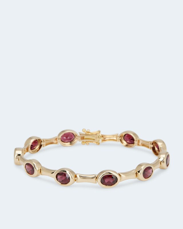 Armband mit Naktamunda Rhodolith