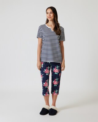 Pyjama mit Streifen