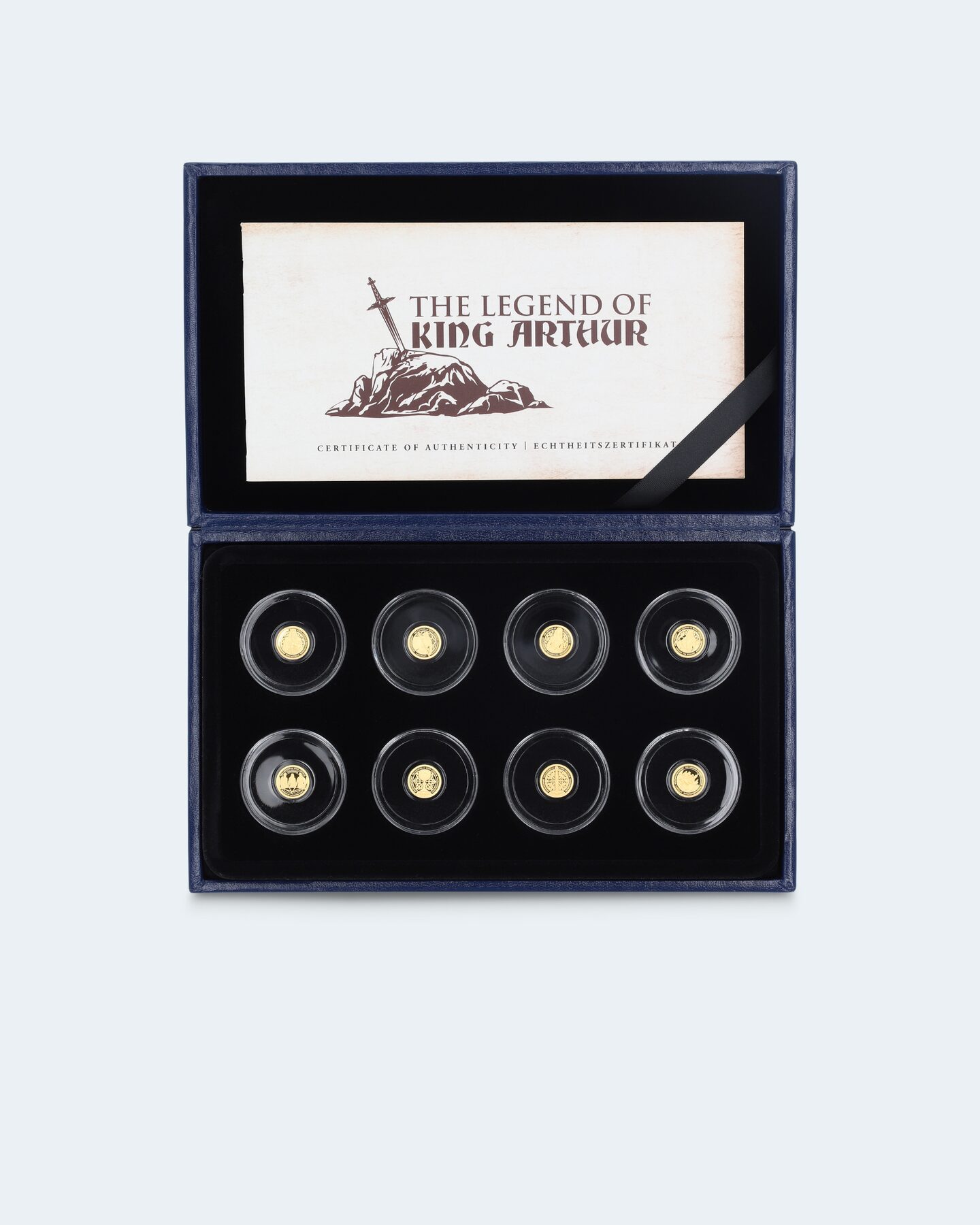 Produktabbildung für 8er-Gold-Kollektion Artus-Sage 2022