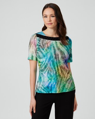 Shirt mit Snake-Print