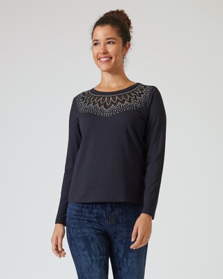 Shirt mit Strass