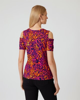 Shirt mit Leo-Print