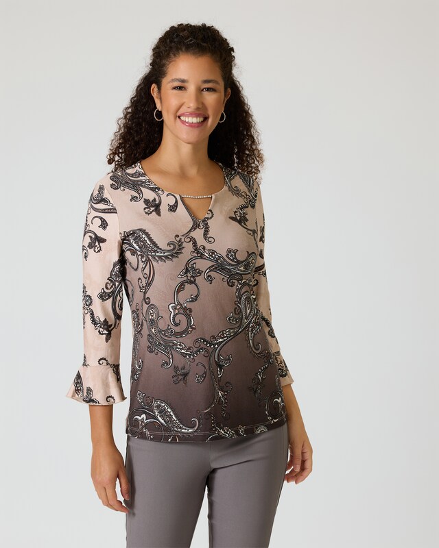 Blusenshirt mit Farbverlauf