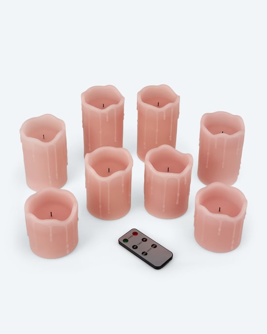 Produktabbildung für LED-Stumpenkerzen 8tlg.