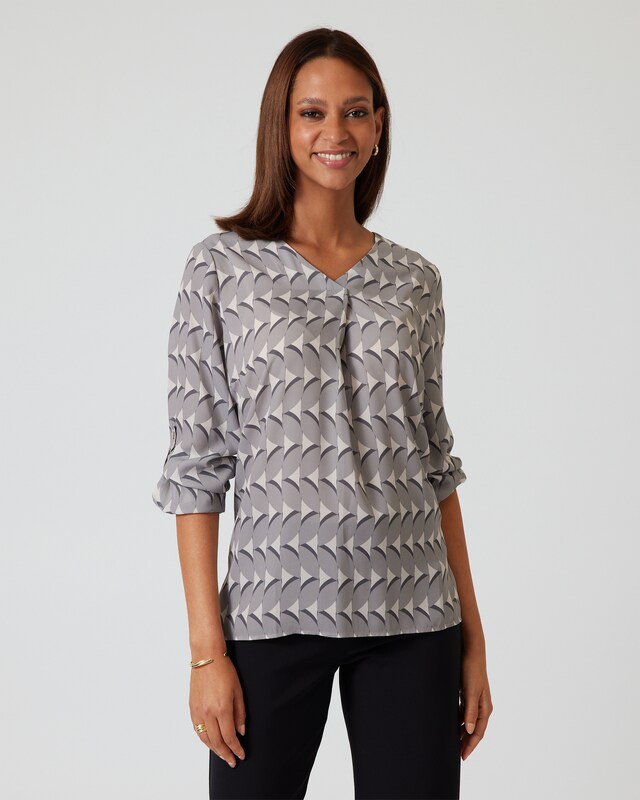 Bluse "Tonja" mit Print