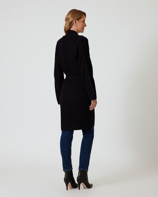 Strickjacke in langer Form