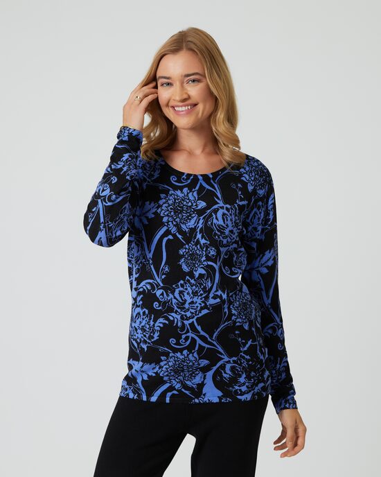 Produktabbildung für Classic Pullover "Blumenranke"