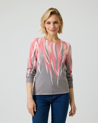 Soft Pullover "Grafik-Mix"