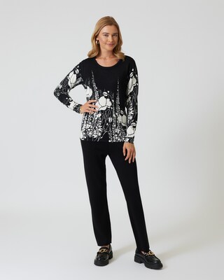 Classic Pullover "Blumenwiese"