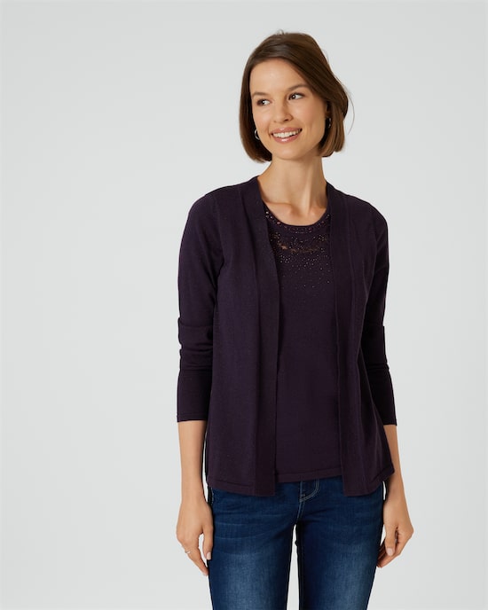 Produktabbildung für Glow Pullover in Twinset-Optik
