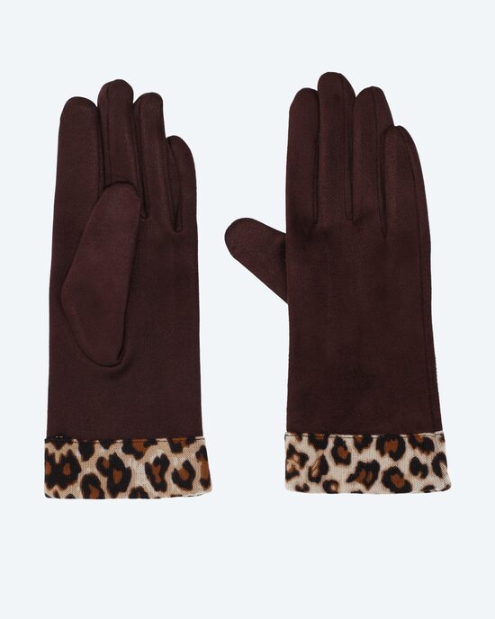 Produktabbildung für Handschuhe mit Leo-Besatz