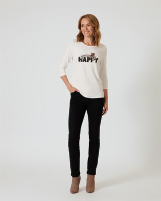 Shirt mit Strassdruck
