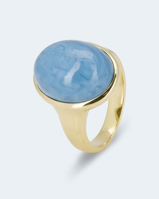Produktabbildung für Ring mit blauem Opal