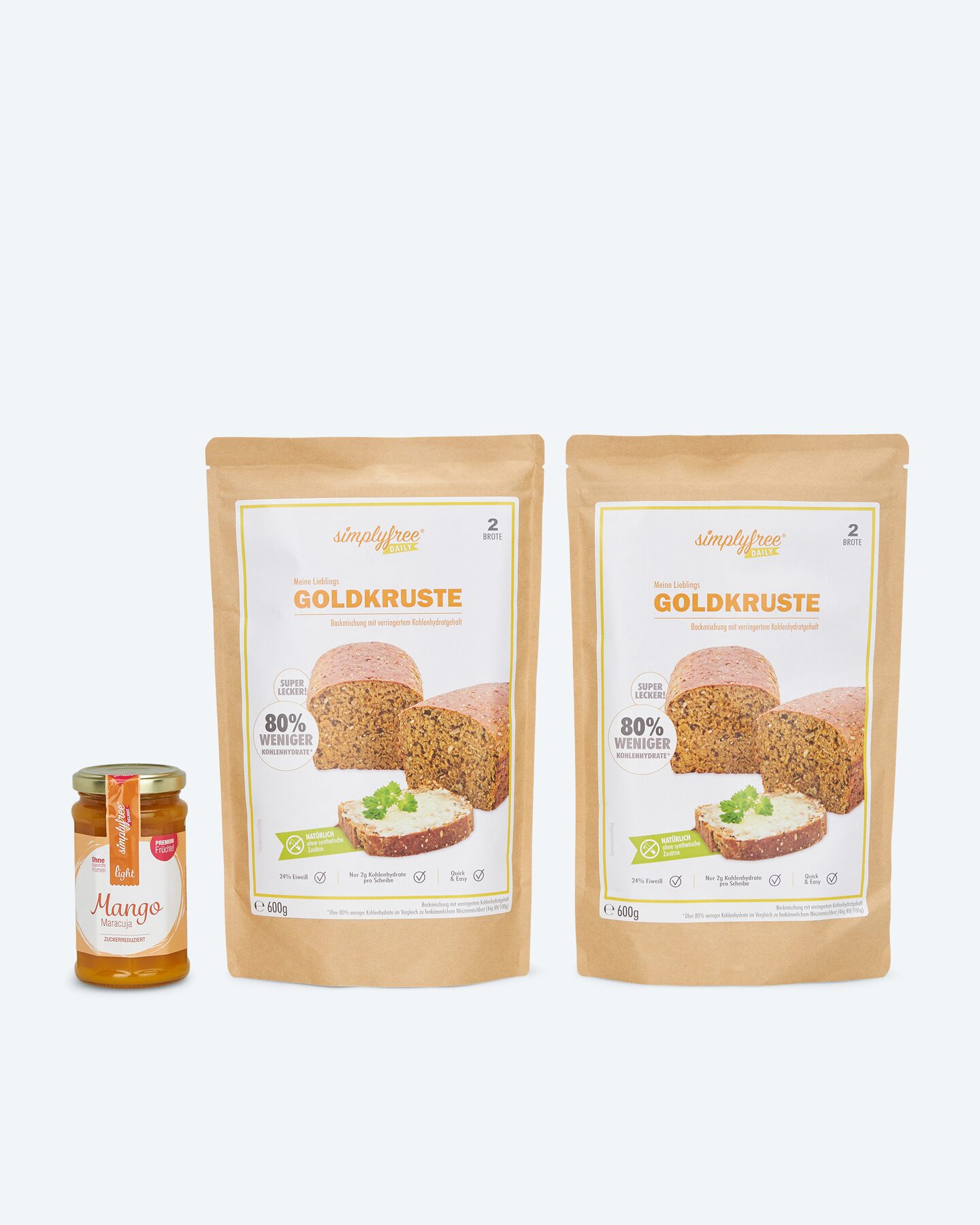Produktabbildung für Goldkruste + Fruchtaufstrich Mango