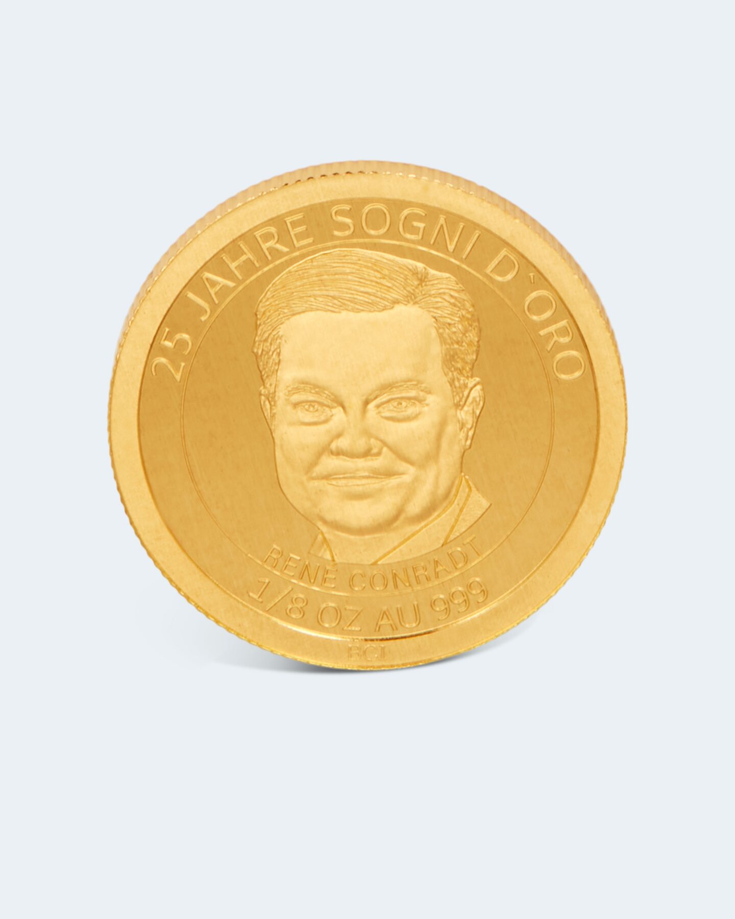 Produktabbildung für Jubiläumsprägung "25 Jahre Sogni d'oro"