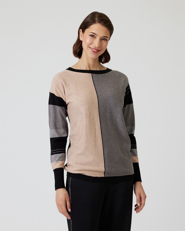 Pullover im Streifendesign