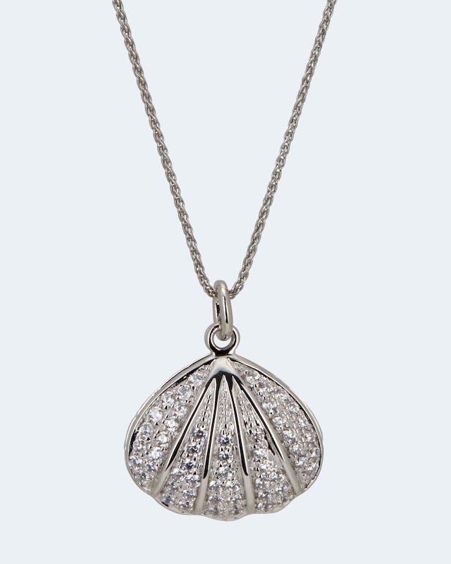 Anhänger Muschelkernperle 10 mm