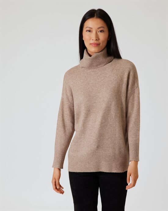 Produktabbildung für Strickpullover mit Rollkragen