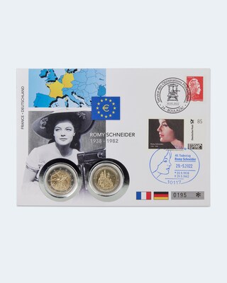Doppel-Numisbrief Romy Schneider 2012/2022
