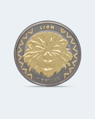 Golden Enigma Münze Big 5 Löwe