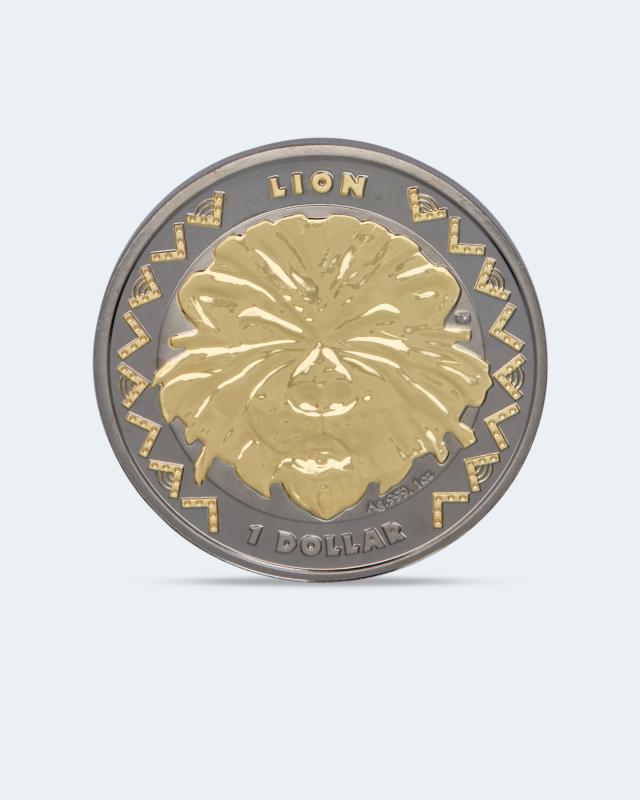 Golden Enigma Münze Big 5 Löwe