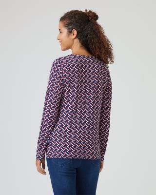 Shirt mit All-over-Print