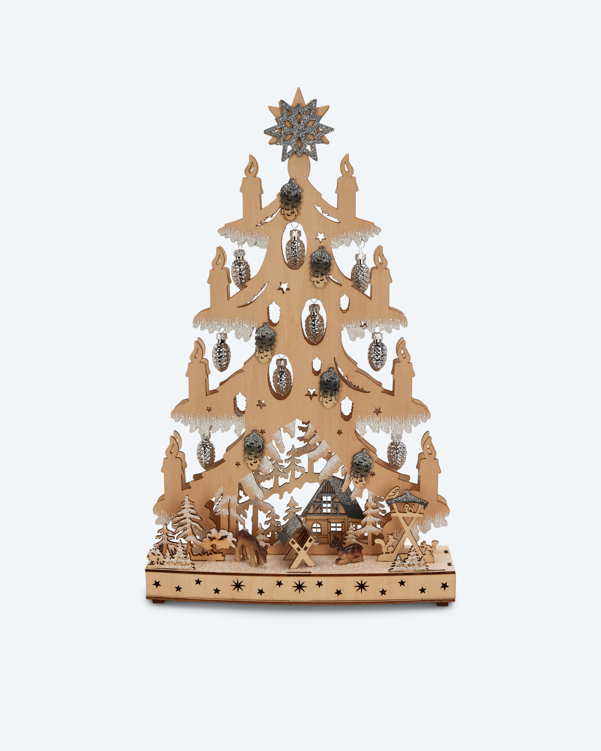 Produktabbildung für LED-Holz-Tannenbaum