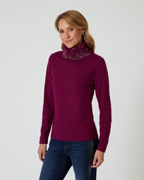 Produktabbildung für Pullover mit Strass