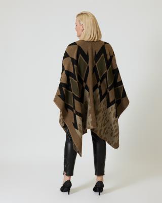 Cape mit Muster-Mix