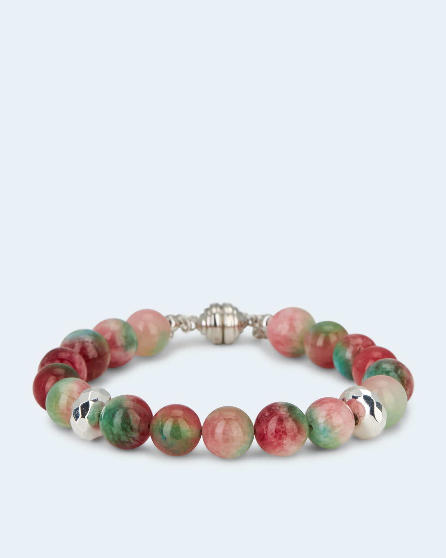 Produktabbildung für Armband mit Melon Quarz und Hämatit