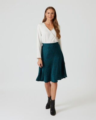 Rock mit Blumenmuster